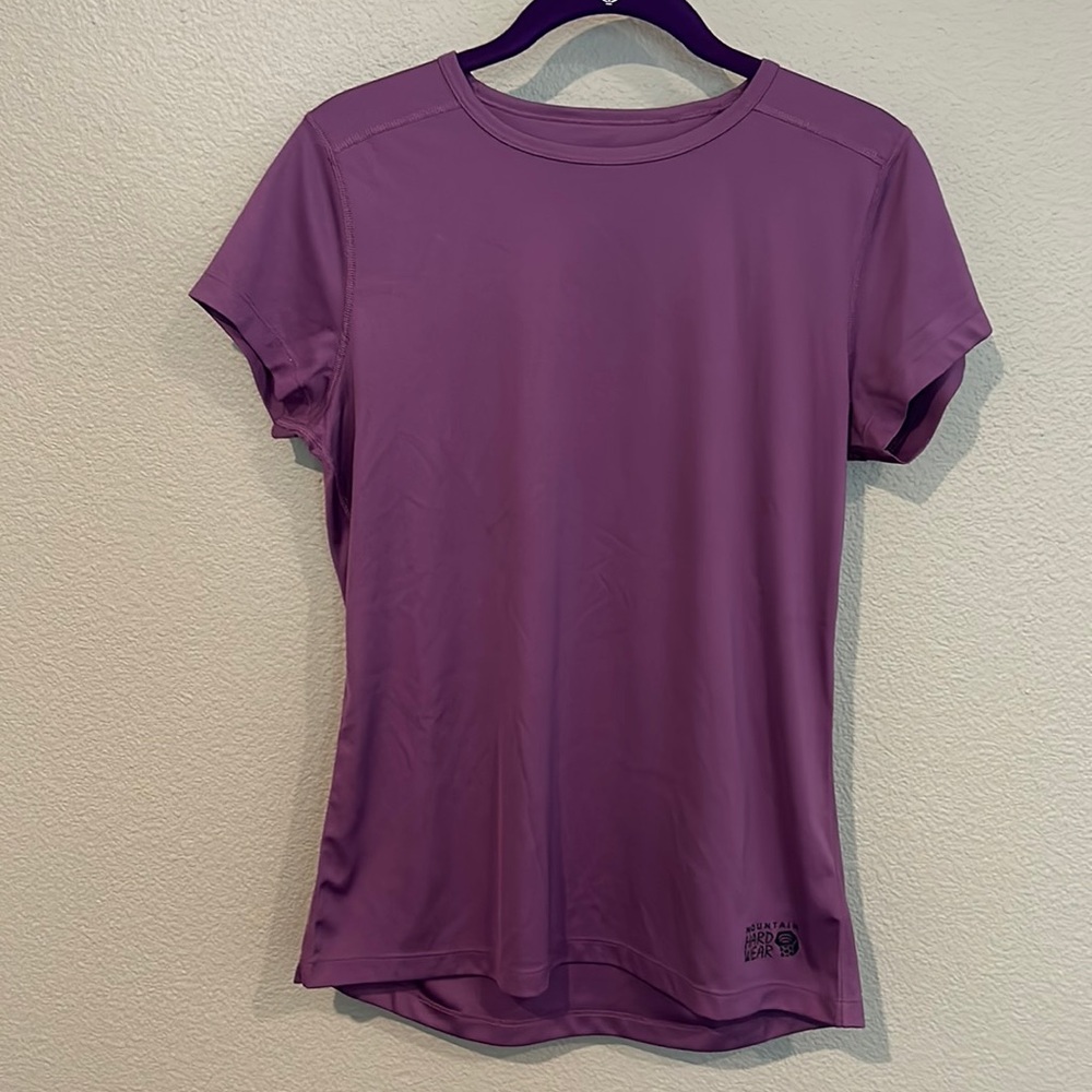Mountain Hardwear women’s Wicked Tech t-shirt, size medium, purple